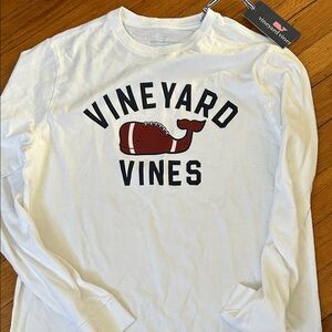 New - Boy’s L - Vineyard Vines White Long Sleeve Shirt